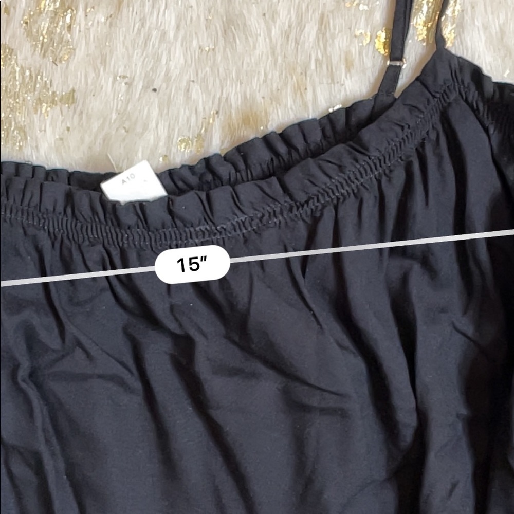 H&m tiered little black dress - Picture 4 of 4